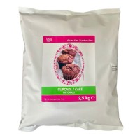 Choco Cupcake/cake mix 2,5kg - glutenvrij